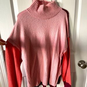 Color block sweater